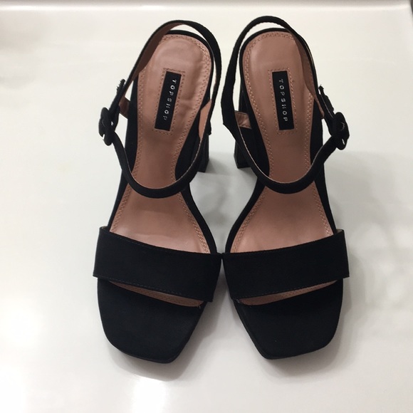 NWT Topshop High Heeled Sandals Size 10 - Picture 2 of 8